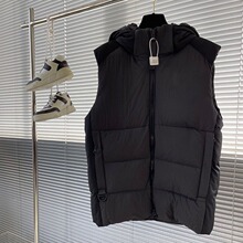 美版大鹅羽绒服羽绒马甲无袖男女同款冬宽松加拿大风情侣保暖运动