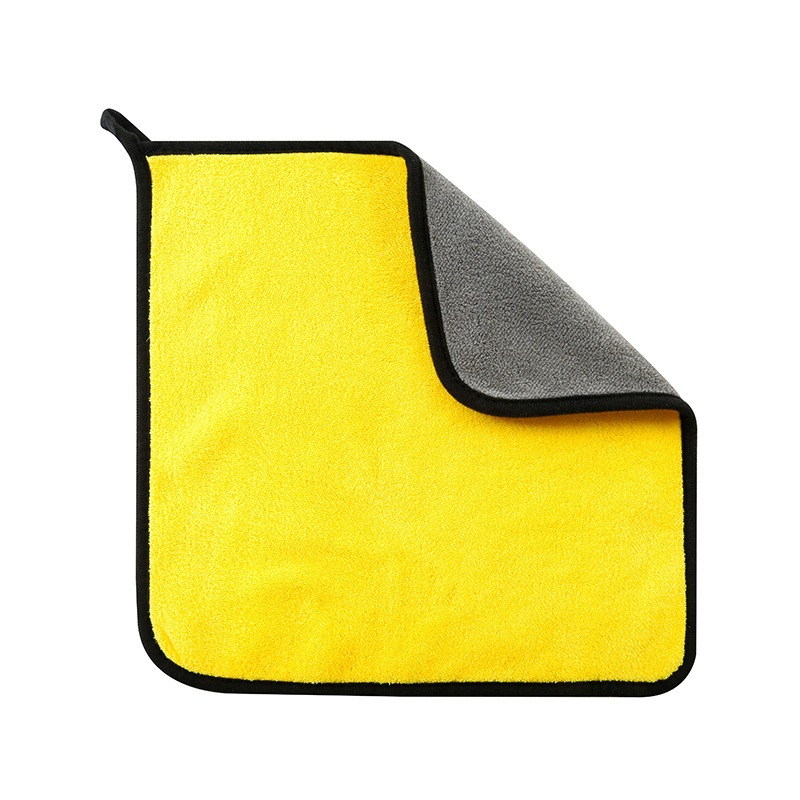 Car Cleaning Cloth Wholesale 30*40 Coral Fleece Double-Sided Car Cleaning Cloth Car Cleaning Towel Thickened Suction Car Wiper Towel