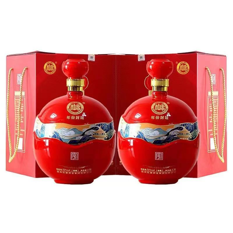 白水杜康年份封坛臻藏酒 52度浓香型白酒 整箱1.