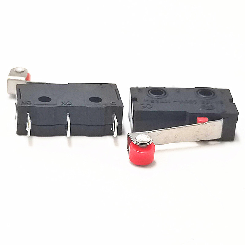 供应微动开关带轮中型微动开关kw11nkw12滚珠轮红滚轮