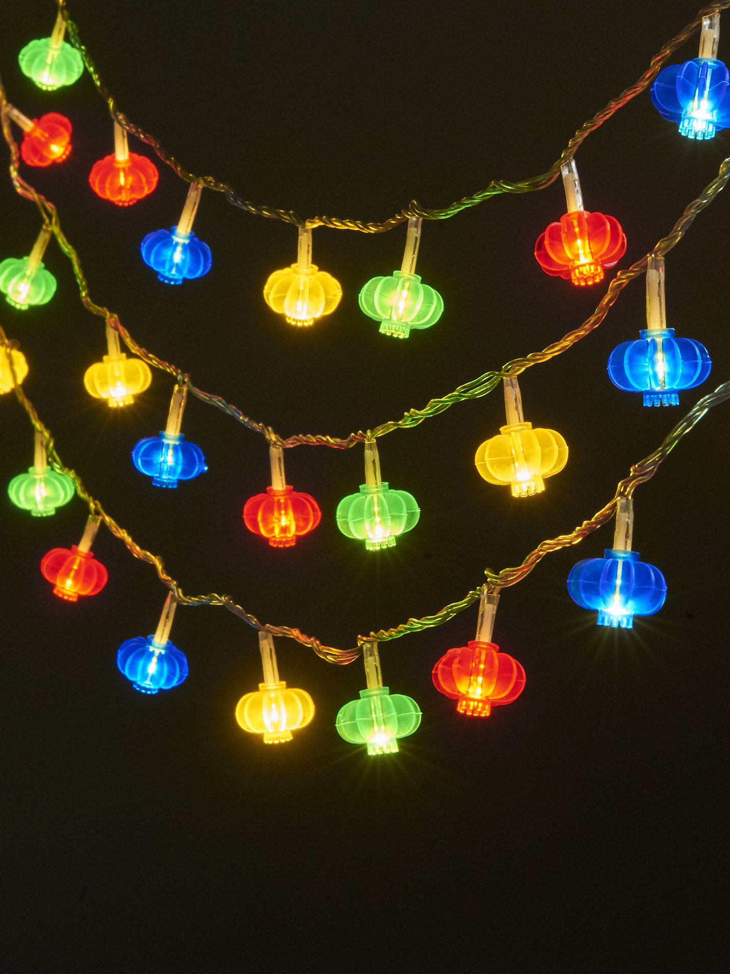 led红灯笼灯串 过年节日装饰彩灯 室内外春节元宵喜庆小灯笼灯串