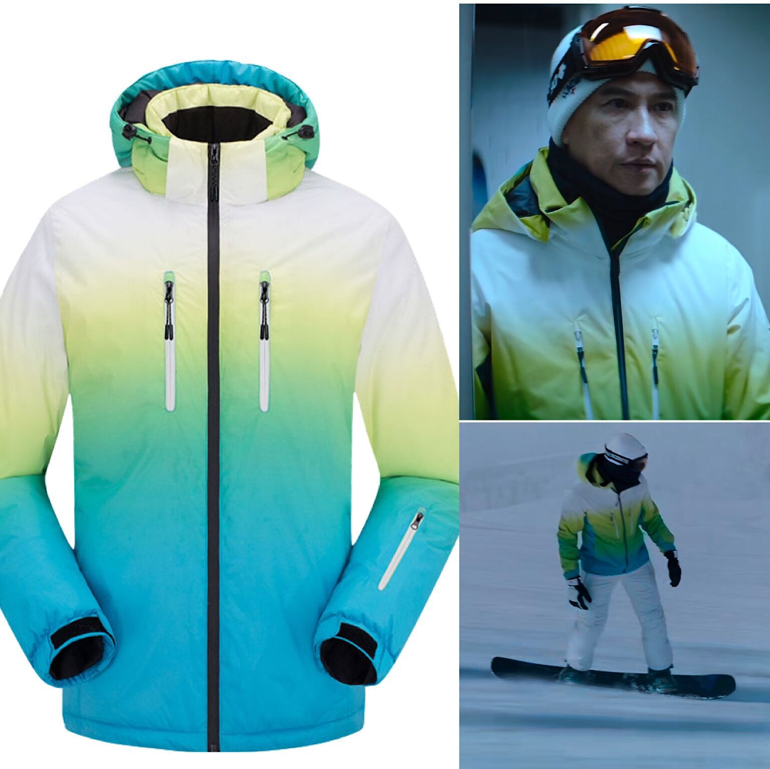 东北雪乡滑雪服男女通码套装单双板冬季户外运动加厚情侣滑雪衣