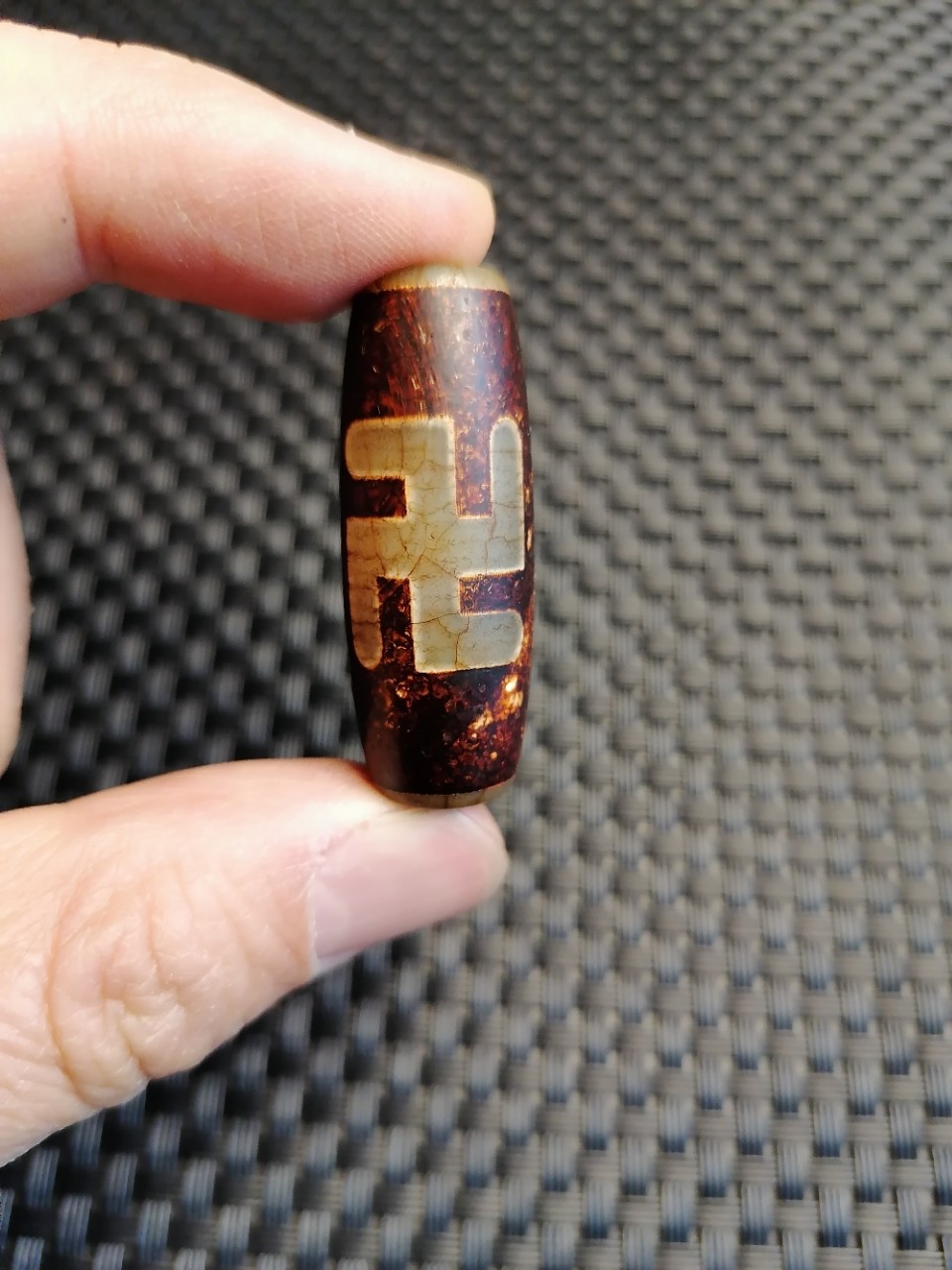 藏传万字风化老天珠项链手链吊坠配饰民族风万字玛瑙天珠挂件批发