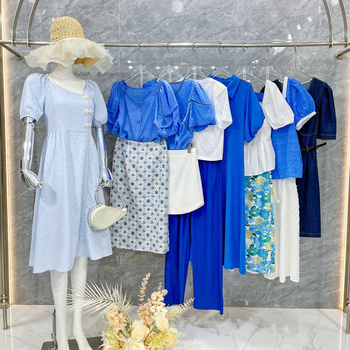 茵曼春夏品牌折扣女装批发快时尚淑女装品牌撤柜正品剪标一手货源