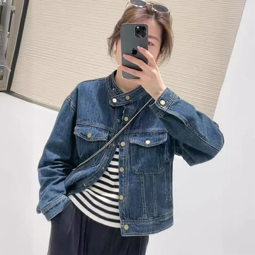牛仔外套女短款2024春秋新款韩版宽松休闲百搭夹克爆款小个子上衣