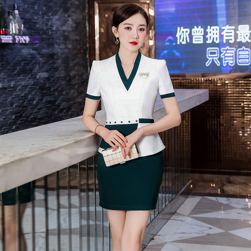 酒店工装ktv夜店公主服性感美容会所职业套装前台迎宾dj工作服女