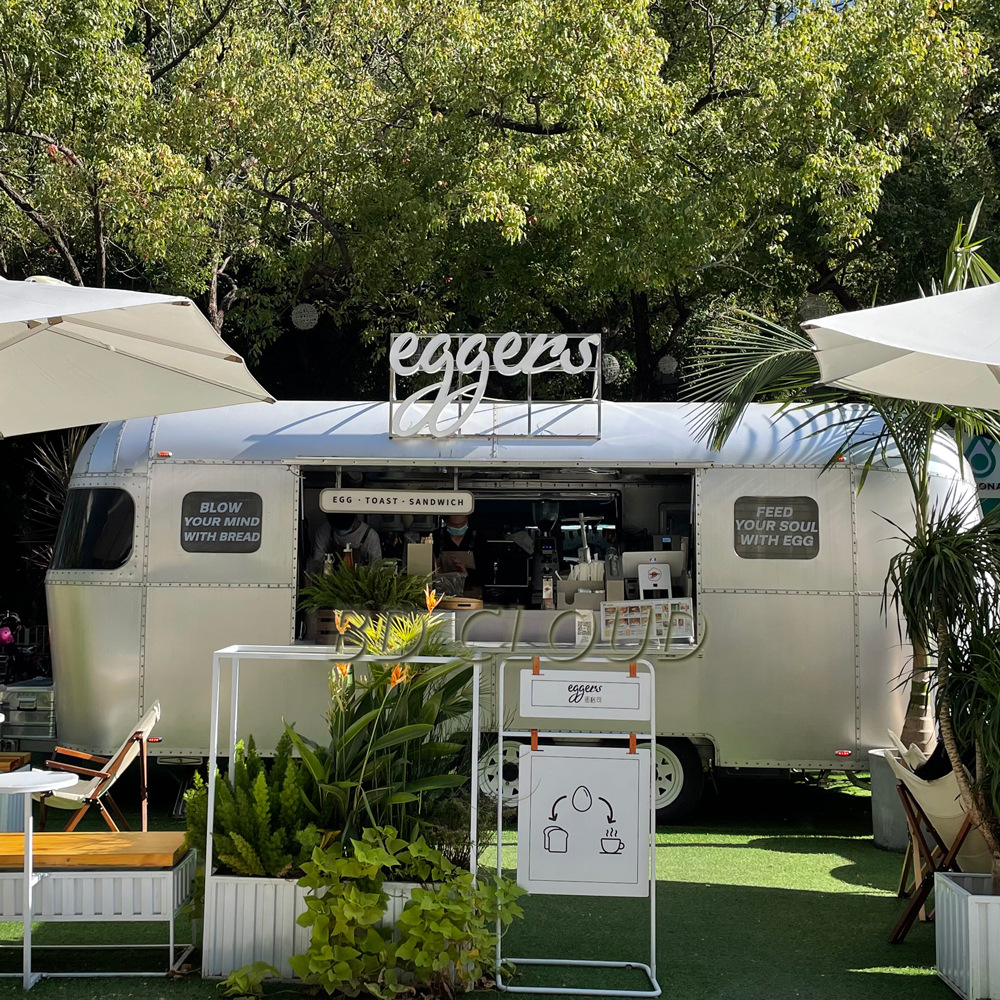 营地露营拖挂餐车 北斗云餐车工厂拖挂式房车 户外咖啡牛排餐车