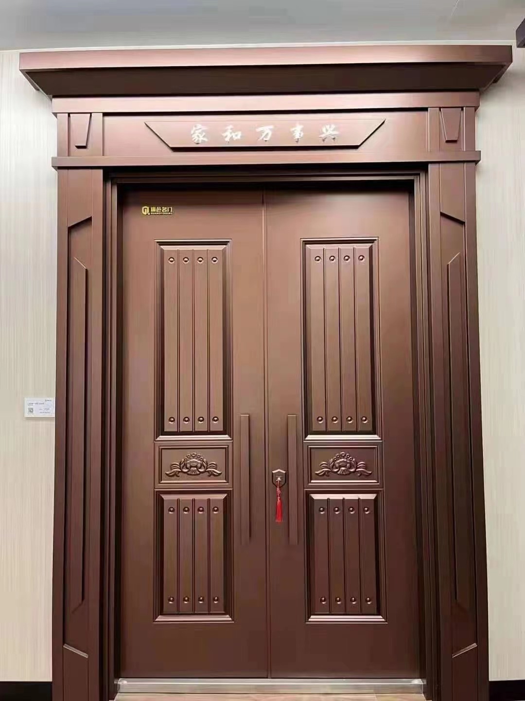 0成交0套电解板门铝合金高档门大门豪华门平移门推拉门静音门旋转门