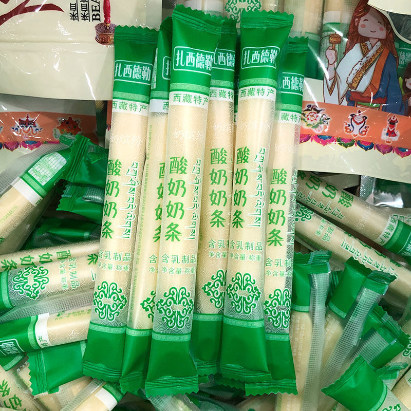 西藏特产牦牛奶条奶棒奶酪儿童零食小吃奶制品奶疙瘩干吃牛奶棒