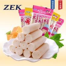 韩国进口零食品 ZEK芝士/玉米鳕鱼肠105g儿童好吃的零食小吃7根入