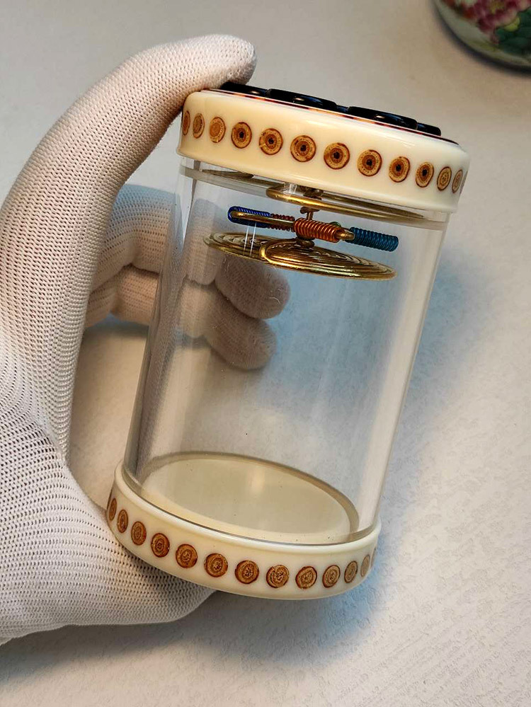 具师傅杨连平制密胺嵌竹钉蝈蝈叫罐 鸣虫罐 筒 爬宠 蛉-阿里巴巴