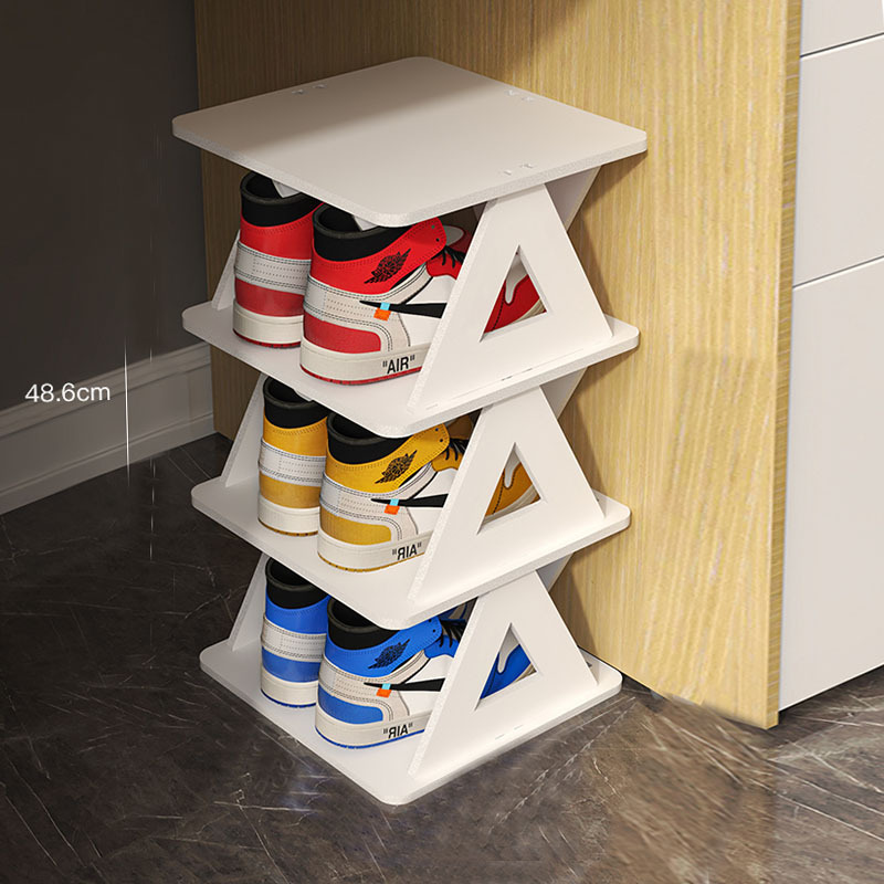 Simple Household Shoe Rack Multi-Layer Space-Saving Dustproof Balcony Flower Rack Wholesale Hallway Narrow Shoe Cabinet Storage Rack