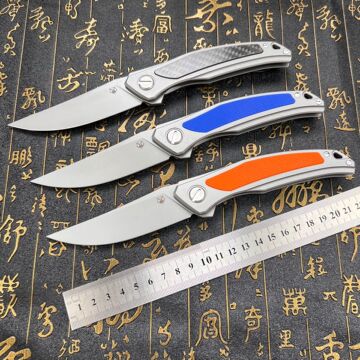 熊头量子户外折刀高硬度折叠刀野外防身便携