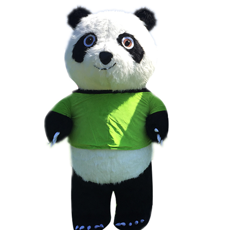 充气大熊猫卡通人偶服装网红抖音同款北极熊活动表演宣传人穿玩偶