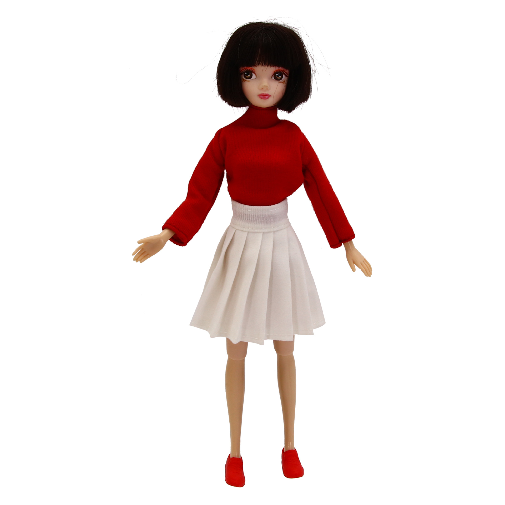 30厘米洋娃娃换装6分娃娃衣服时装bjd高领洋气t恤裤子小bu布衣套