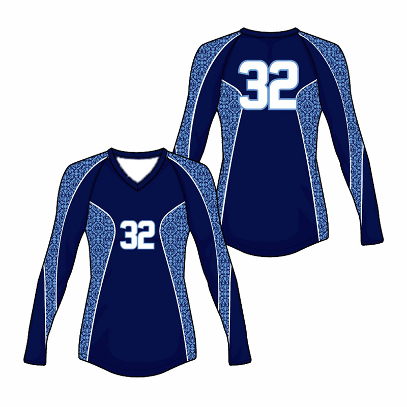 长袖排球服定制男女运动队服夏速干气排球服套装排球衣专业比赛服