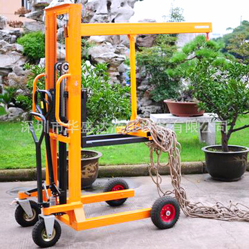 草坪移动盆景升降堆高车液压手推升高小吊具花盘升降搬运平台车