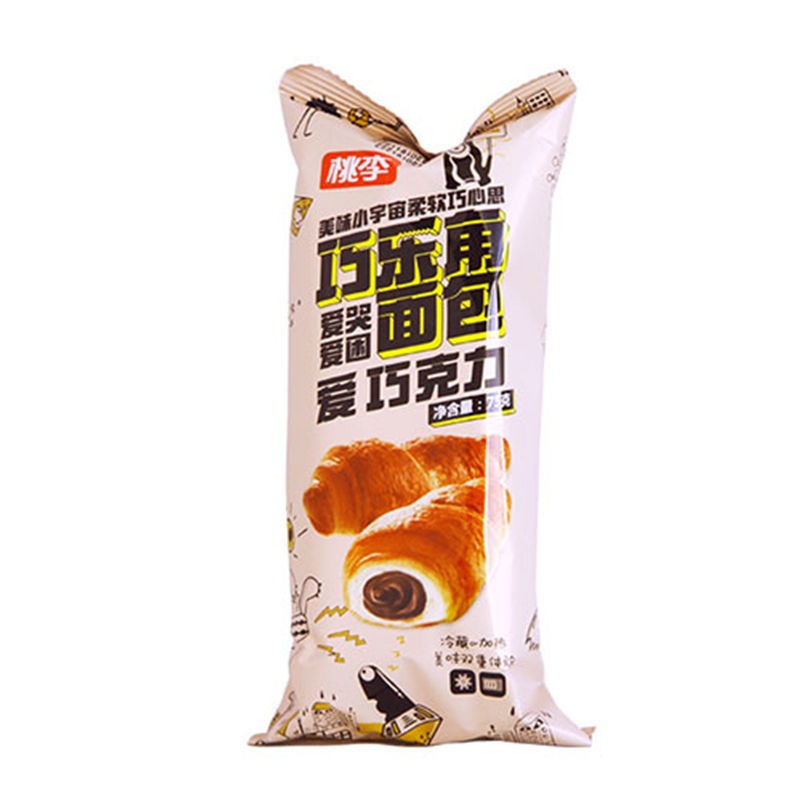 桃李面包巧乐角巧克力夹心牛角包网红早餐蛋糕点心保质期30天网红