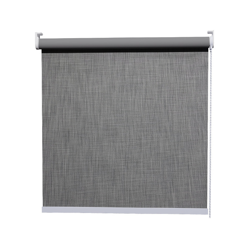 Anti-Linen Roller Shutter Curtain Roller Shutter Louver Curtain Tracery Window Screen Soft Gauze Curtain Day & Night Curtain Double Roller Blind