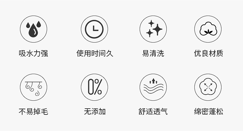 酒店白色吸水毛巾一次性纤维毛巾温泉洗浴巾吸水美容spa经编毛巾