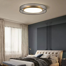 简约现代全铜卧室吸顶灯客厅书房设计师样板间酒店客房吸顶灯