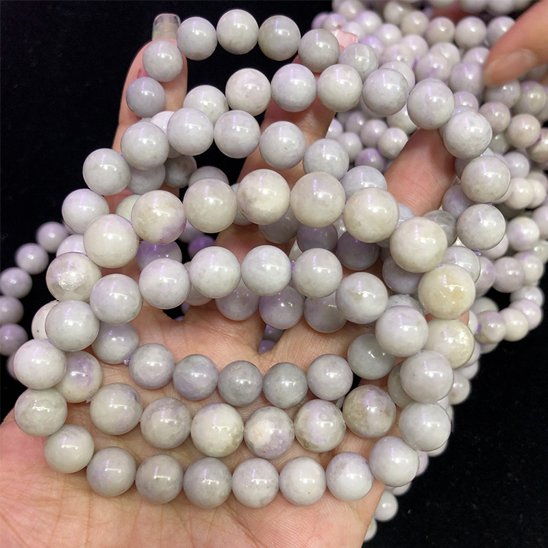 2021年夏季新款紫方纳石手链民族饰品光致变色方钠石手串外贸热卖