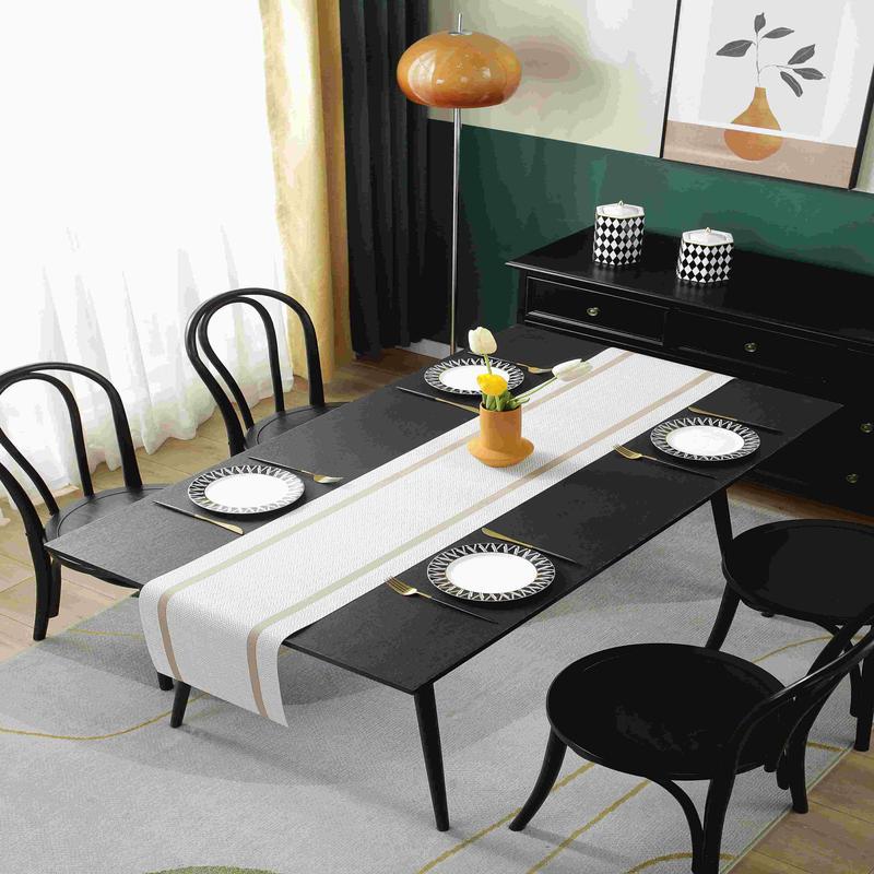 pvc table runner modern simple nordic bed runner bed runner coffee table decorative cloth long light luxury tablecloth