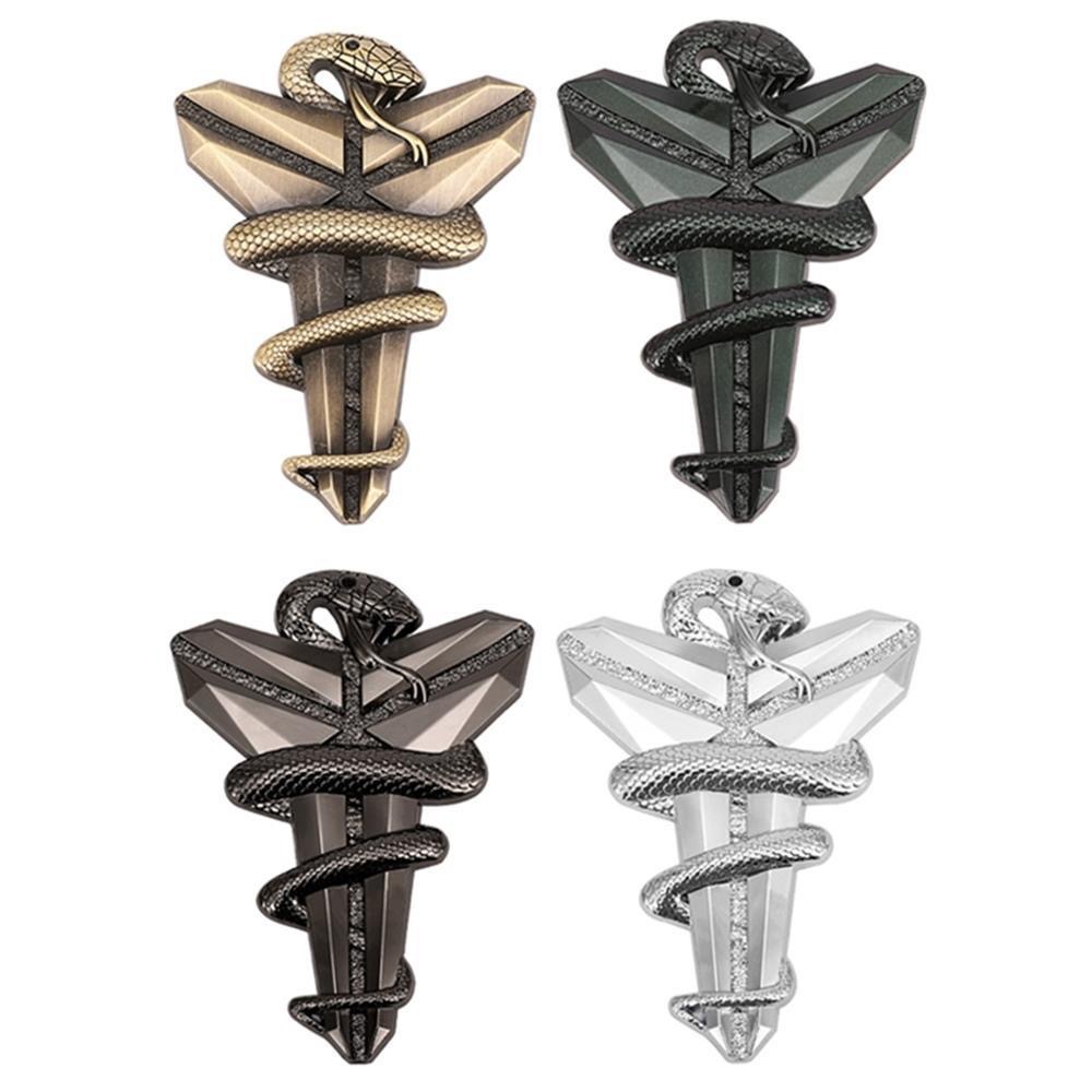 汽车科比标志kobe黑曼巴精神logo3d金属车标车贴车身贴纸中网车饰