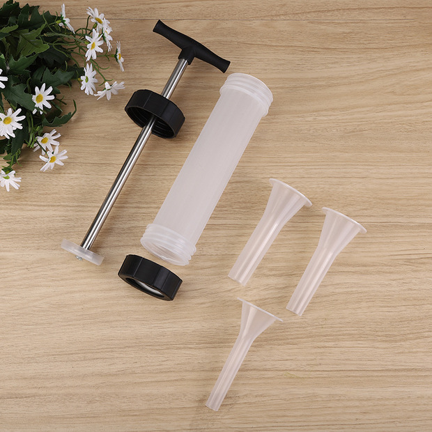 手动灌肠器家用做腊肠工具香肠挤压器猪肠灌香肠器