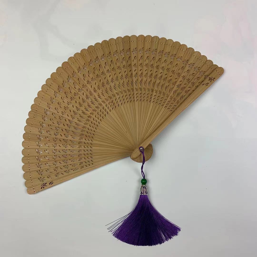 2020新款扇子全竹扇子折扇 时装扇子日本雅香扇工艺扇礼品扇