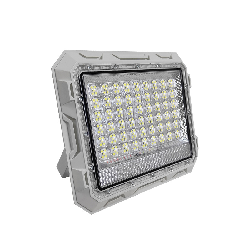 New Lens Flash Courtyard LED Floodlight Outdoor Waterproof Lamps High Power Engineering Solar Spotlight