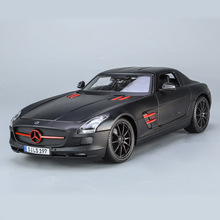 1:18仿真奔驰SLS AMG合金汽车模型儿童玩具跑车摆件展示批发礼品
