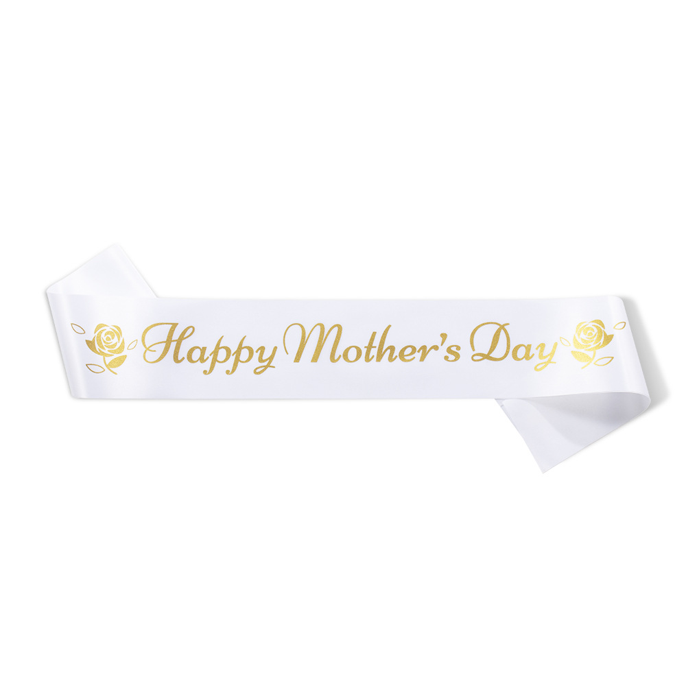 World's Best Mom Mother's Day Wedding Party Birthday Party Birthday Shoulder Strap Ceremonial Belt