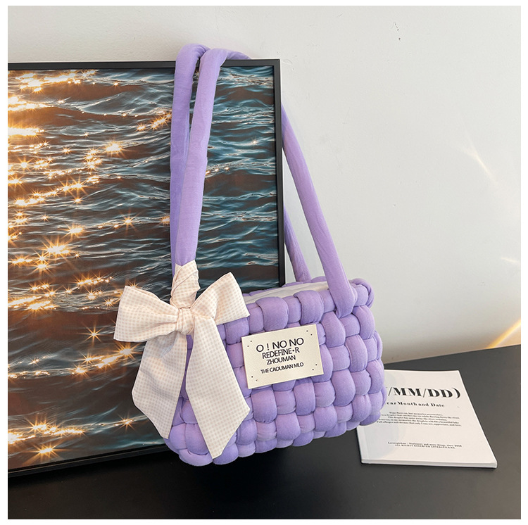 Woven Bag Handmade DIY Portable Chessboard Bag Homemade Material Bag Holiday Gift Girlfriends' Gift One Piece Dropshipping