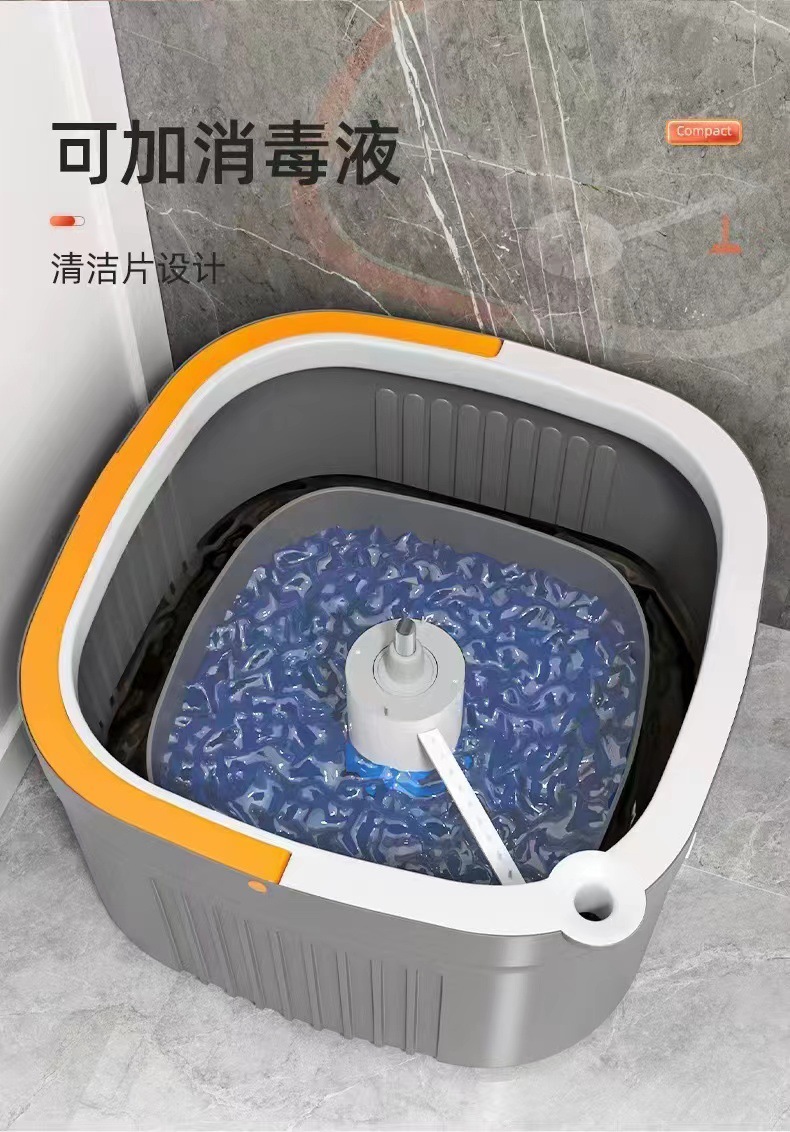 Household Sewage Separation Mop Hand Wash-Free Mop Quick-Drying Mop Wet and Dry Dual-Use Lazy Mopping Rotating Mop