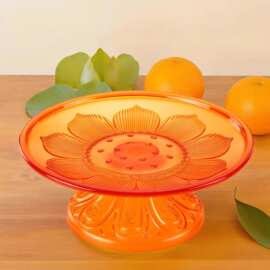莲花供佛果盘家用贡品果盘供奉用品供果盘佛前果盘佛堂用品水果盘