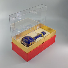 深圳厂家透明有机玻璃香槟红酒酒水展示酒盒亚克力酒盒白酒包装盒