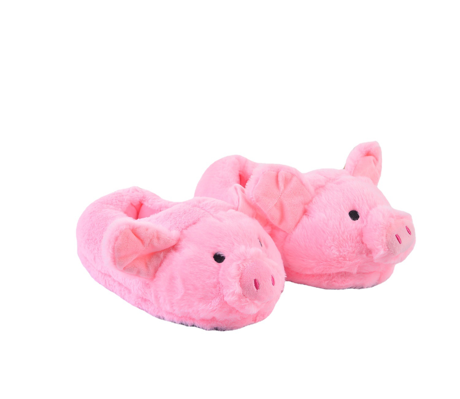 Lovely Pink Dudu Pink Pig Plush Slippers Home Indoor Pig Soft Girl Heart Pig Thermal Cotton Slippers