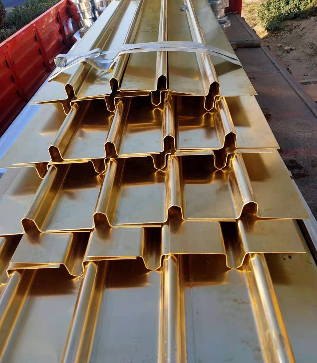 止水铜板止水铜片水利工程用止水铜板w型v型垂直水平紫铜止水铜板