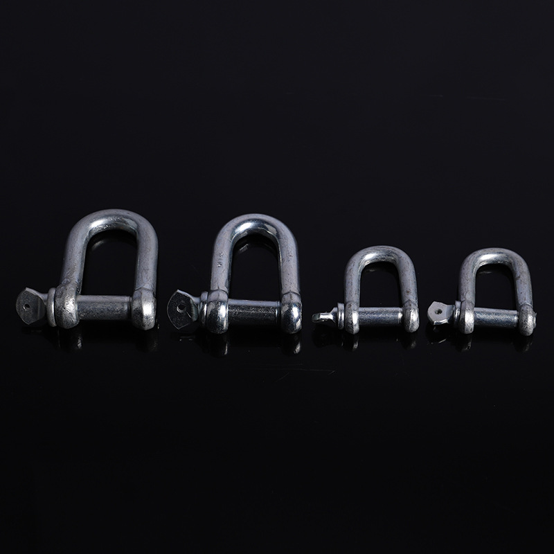 U-Shaped Umbrella String Clip Lifting Hardware Rigging Factory Wholesale Horseshoe-Shaped Japanese Marine Lifting Ring D-Type Shackle