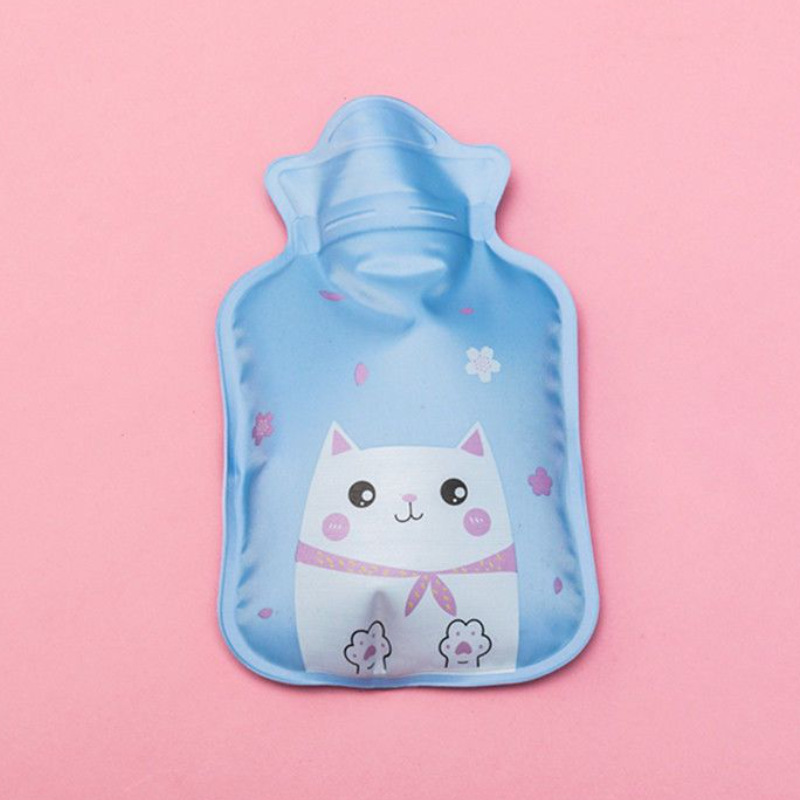 Mini Hot Water Bag Cartoon Small Portable Water Injection Hand Warmer Double Layer Winter Student Hot Water Bag Irrigation Explosion-Proof