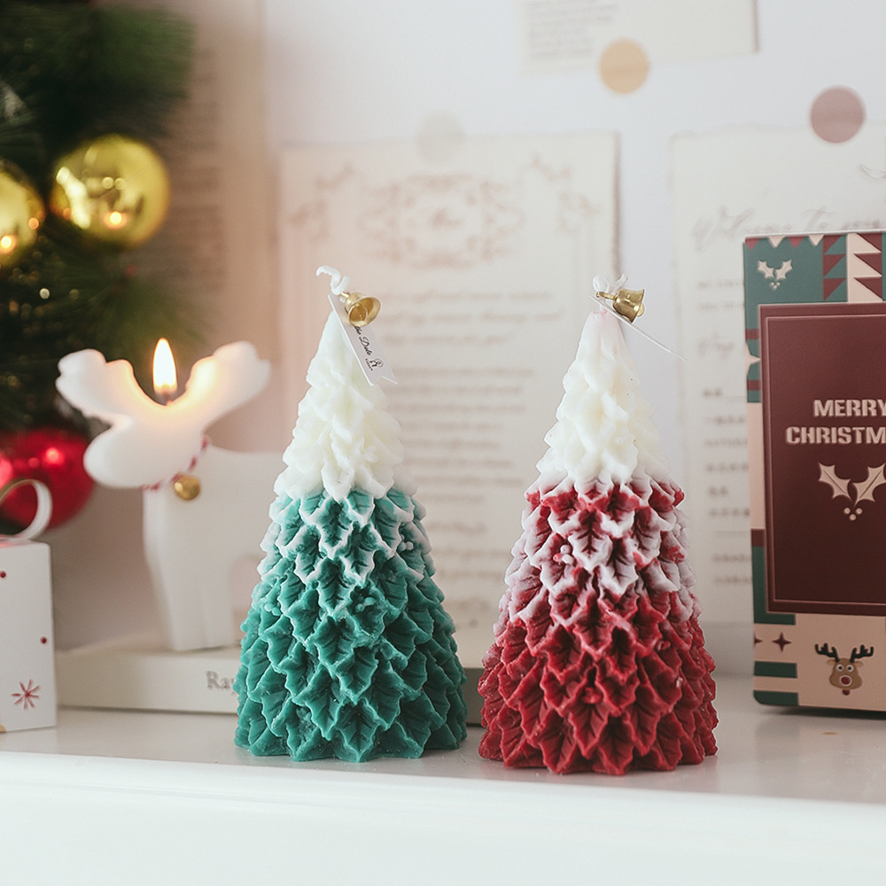 Christmas Candle Aromatherapy Gift Set DIY Handmade Gift Birthday Gift Holiday Emulation Christmas Tree Candle