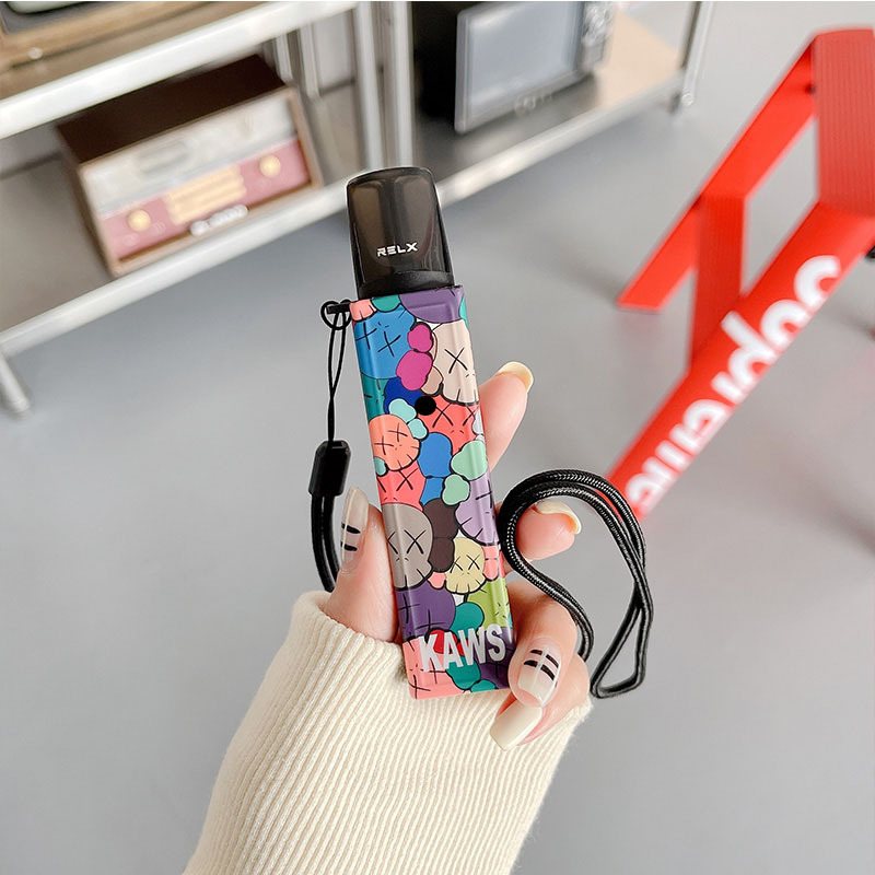 适用于悦刻relx一代1代暴力熊保护套五幻影5四代4壳烟杆套yueke