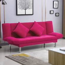北欧小户型沙发出租房可折叠卧室公寓简易客厅懒人布艺现代简约床