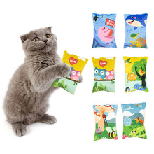 跨境猫玩具猫抱枕内含猫薄荷猫咪玩具自嗨解闷陪伴宠物用品批发