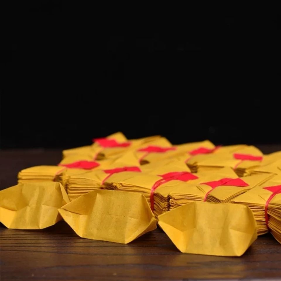 清明至七月半佛事祭奠用只黄纸元宝冥币纸钱