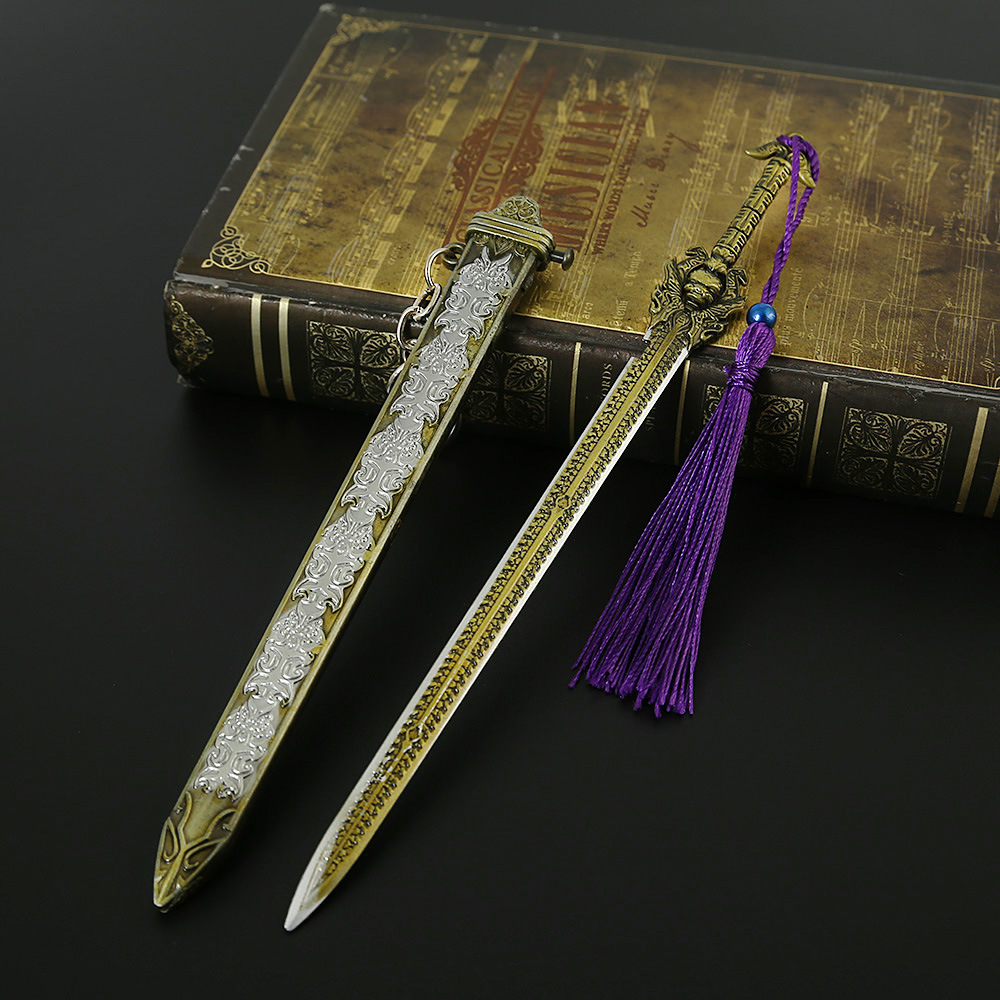 中国古代名剑汉剑带鞘武兵器模型新款剑中国古剑弹动版22cm6款