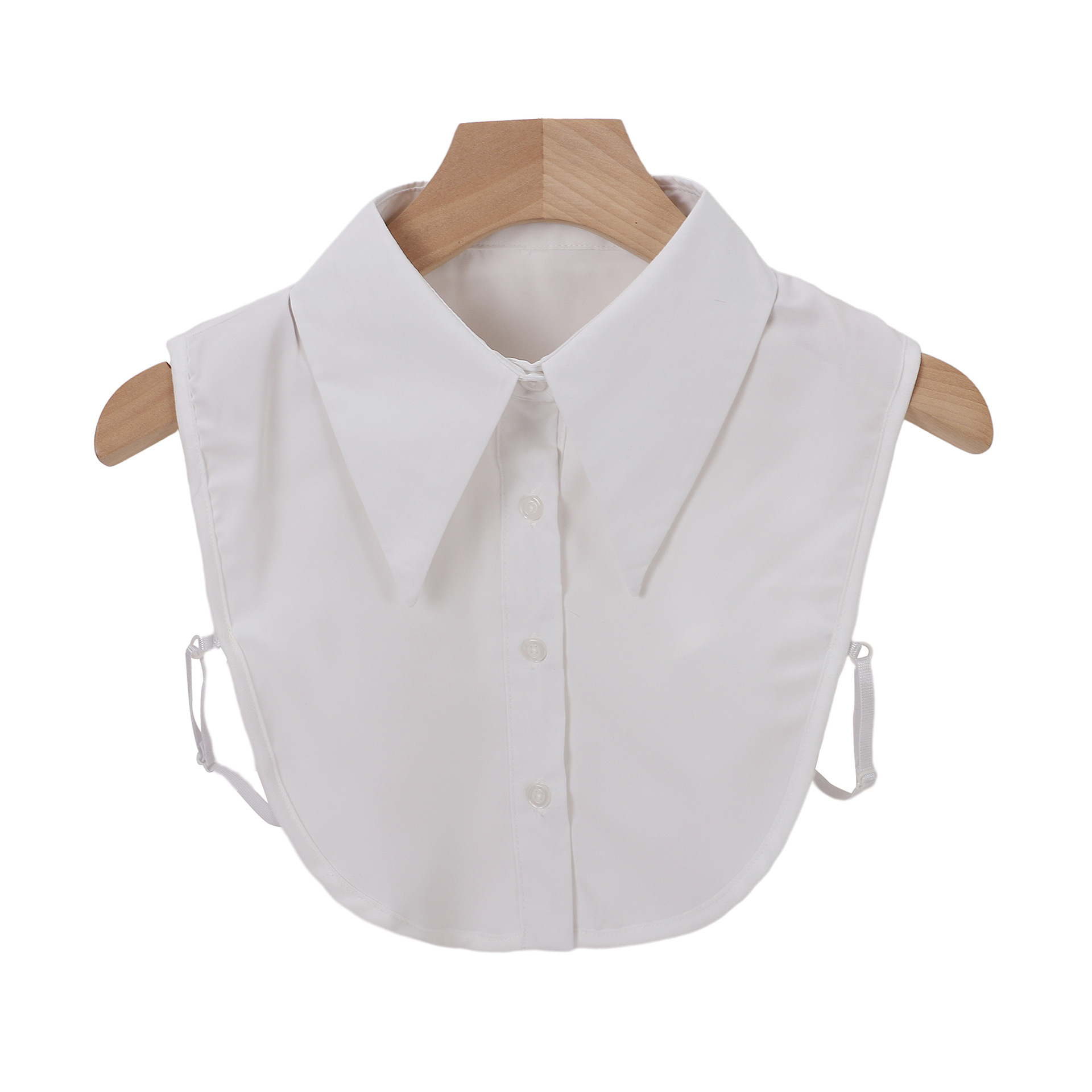 高级感雪纺衬衫大领假领子搭配毛衣领衬衣领卫衣领装饰衬衫假领子