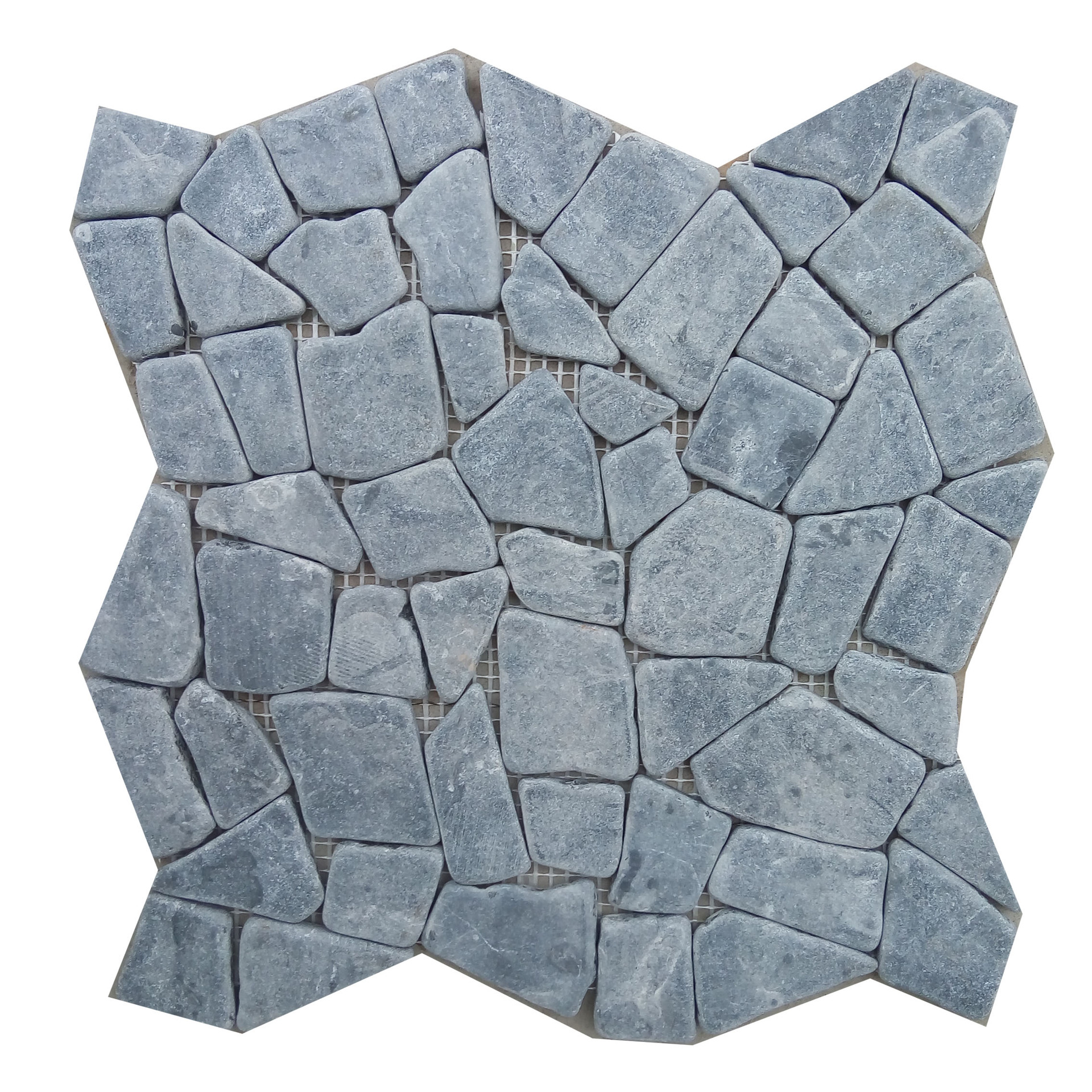 天然大理石石材马赛克田园文化石碎拼花园阳台卫生间防滑砖自由石