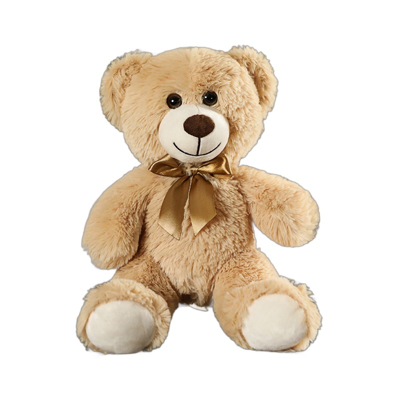 暖心七彩小熊公仔泰迪熊公仔毛绒玩具七色小熊 儿童婚庆节日礼物